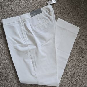 Talbots Women's Crisp White Dress Pants